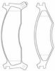 AISIN ASN-2041 Brake Pad Set, disc brake